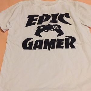 Boys - White Gamer Tee